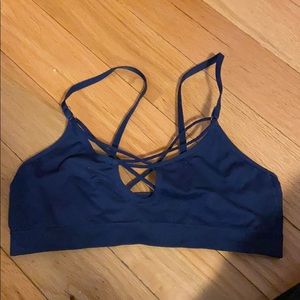 Blue bralette